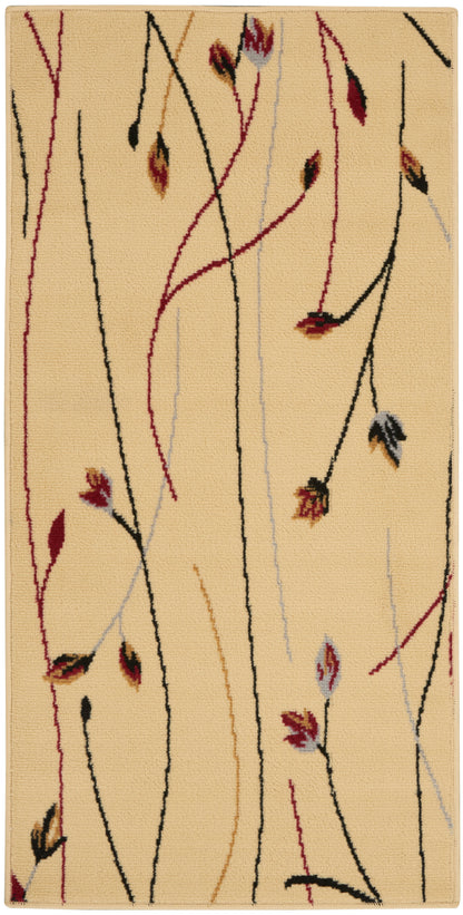 Nourison Home Grafix GRF15 Cream Contemporary Power-loomed Rug