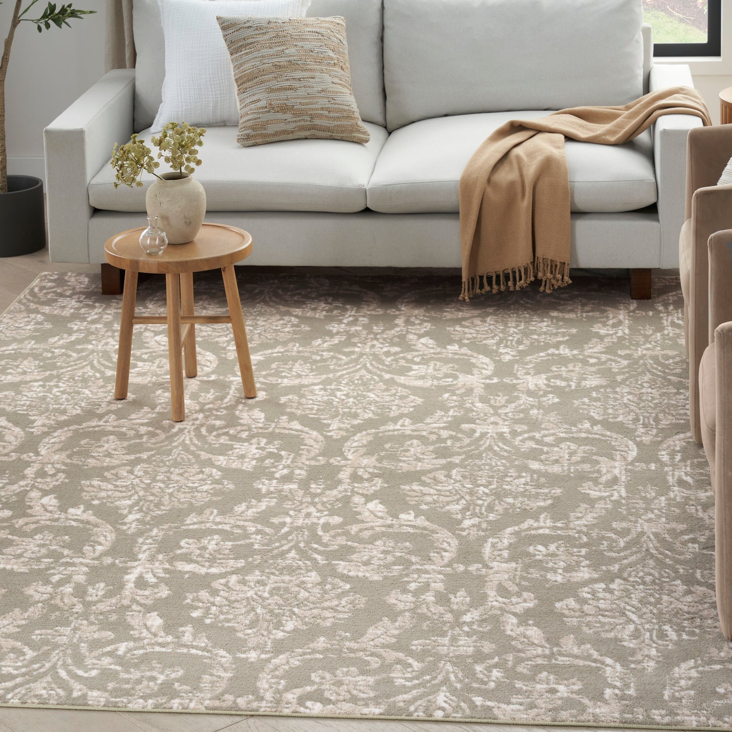 Nourison Home Jubilant  Olive  Transitional