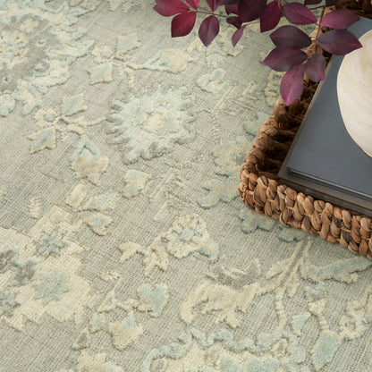 Nourison Home Ravello  Grey Blue  Traditional