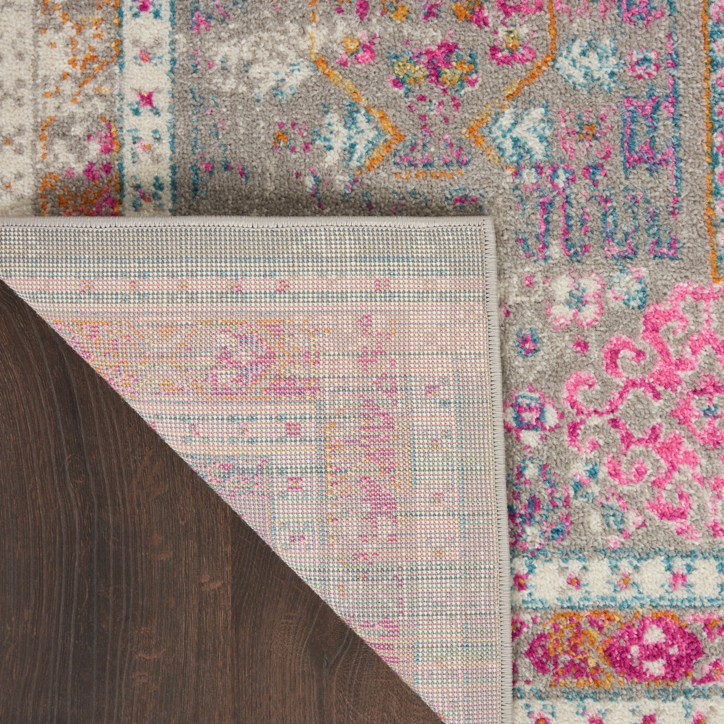 Nourison Home Passion  Grey Multicolor  Transitional