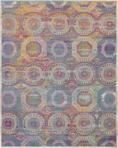 Nourison Home Ankara Global  Multicolor  Transitional