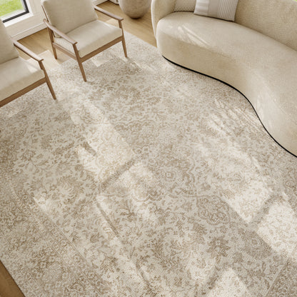 Nourison Home Azalea  Ivory Beige  Traditional