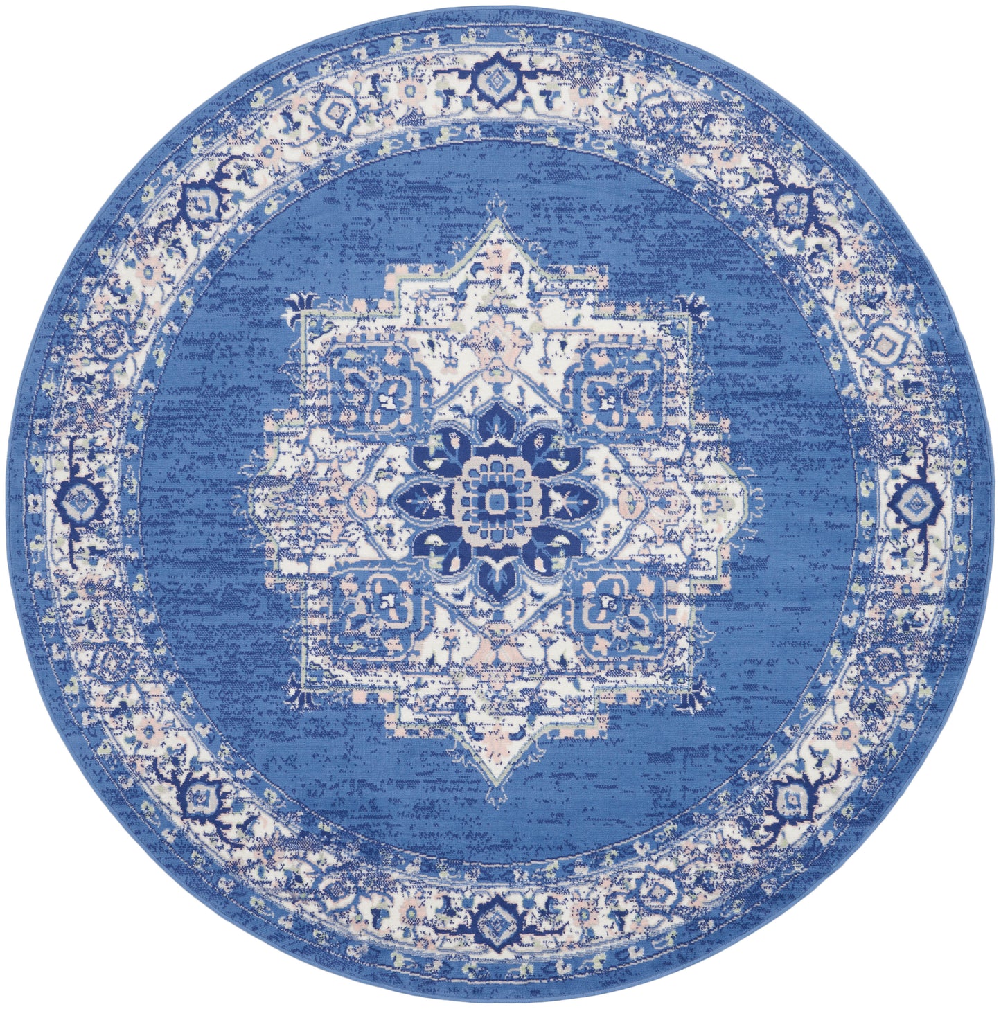 Nourison Home Whimsicle WHS03 Navy Transitional Power-loomed Rug