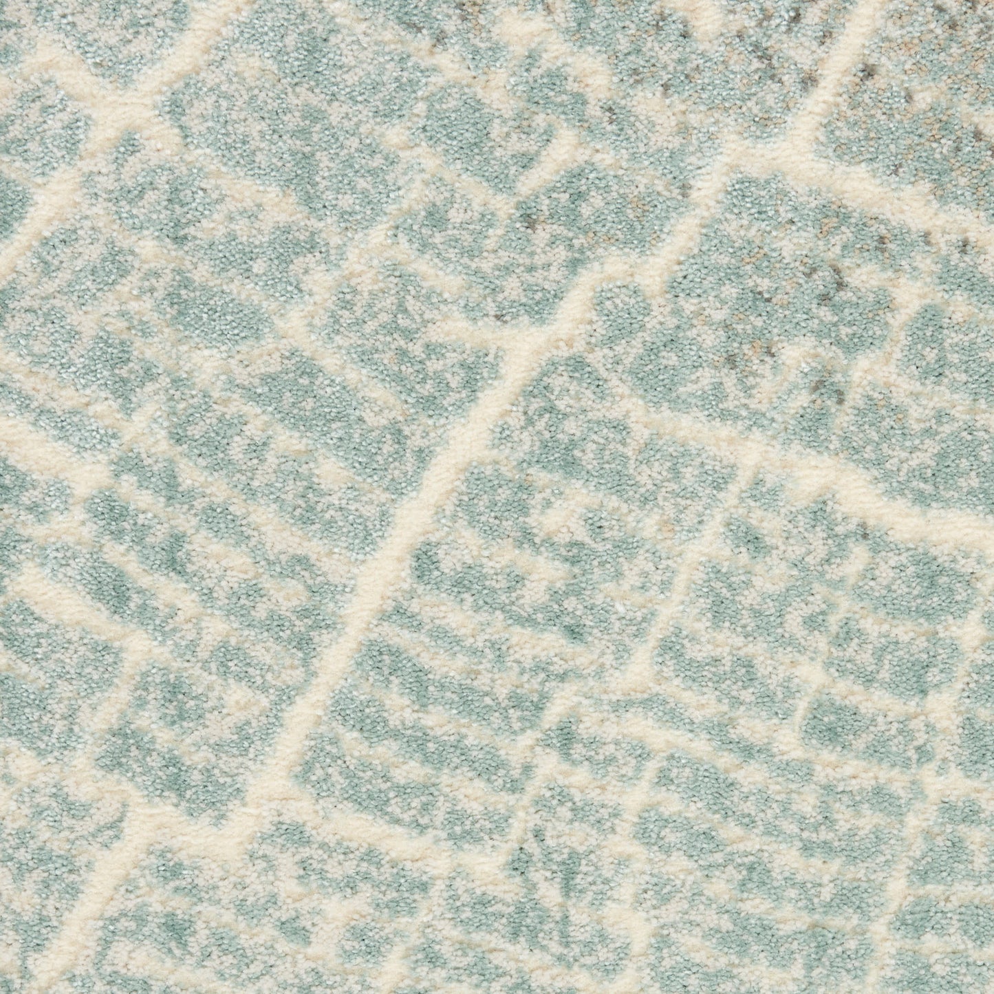 Nourison Home Marmara  Teal Grey Ivory  Contemporary