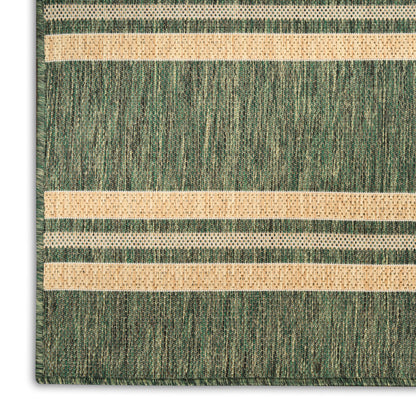 Nourison Home Horizon Indoor/Outdoor  Green  Contemporary