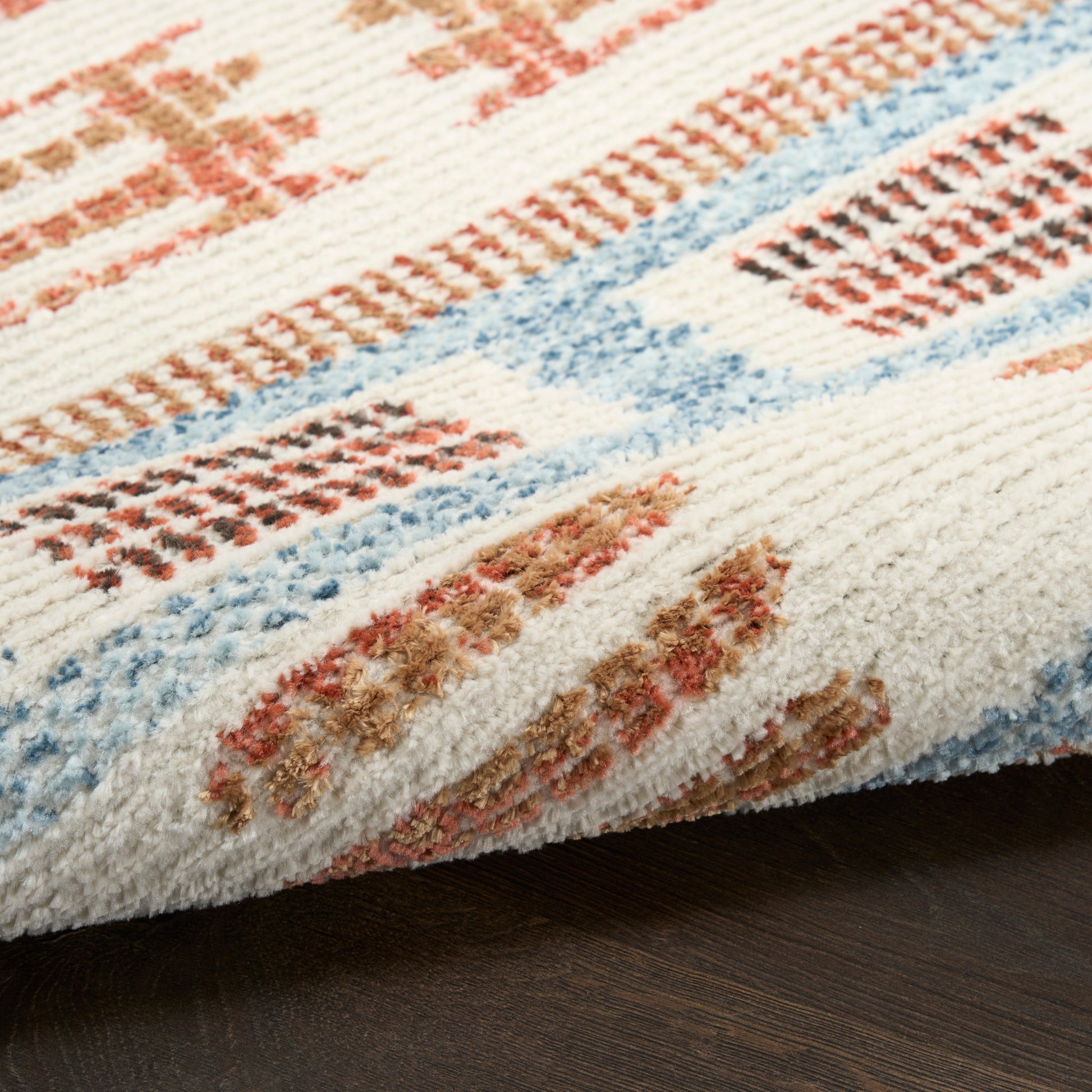 Nourison Home Nordic  Ivory Rust  Contemporary