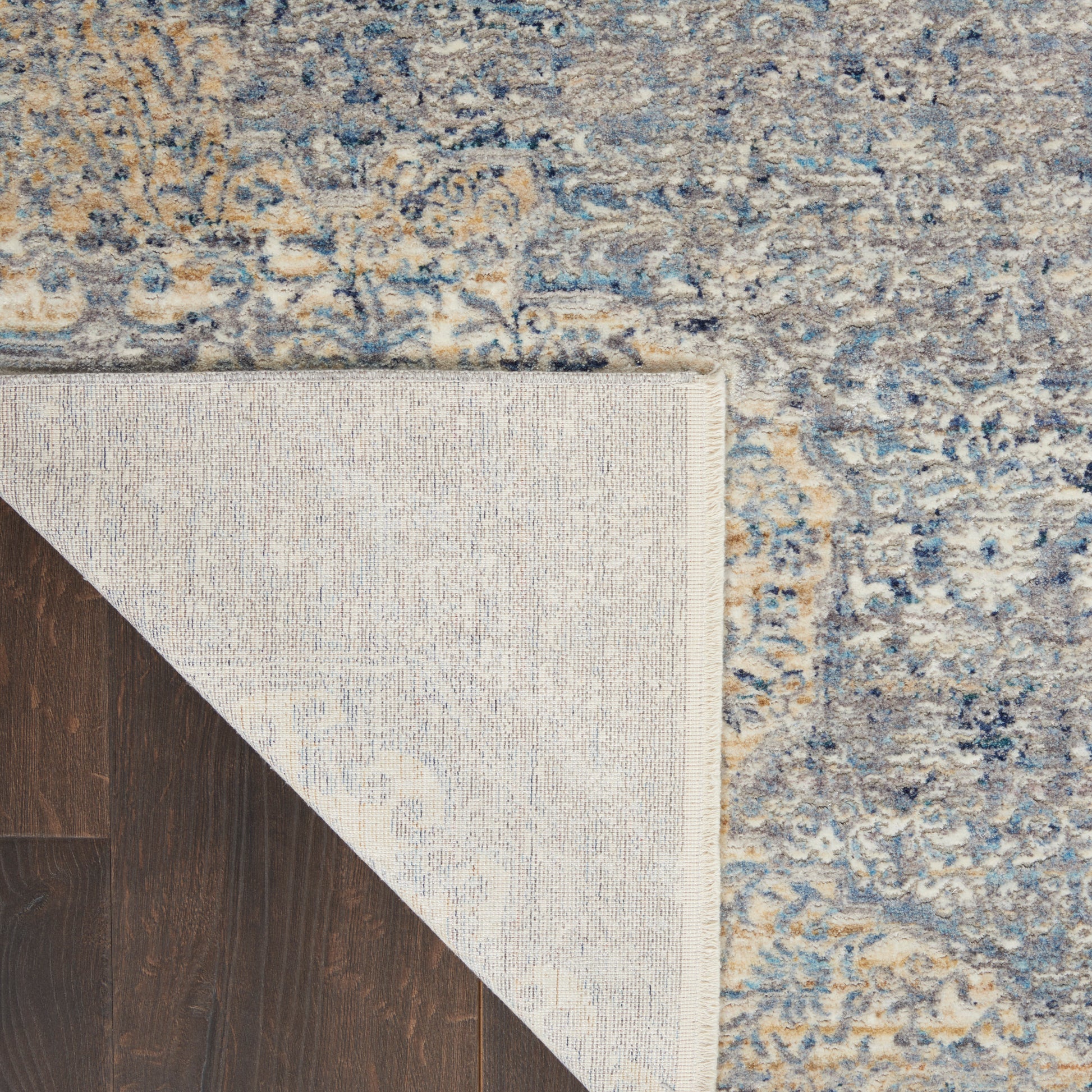 Nourison Home Lustrous Weave  Blue Grey  