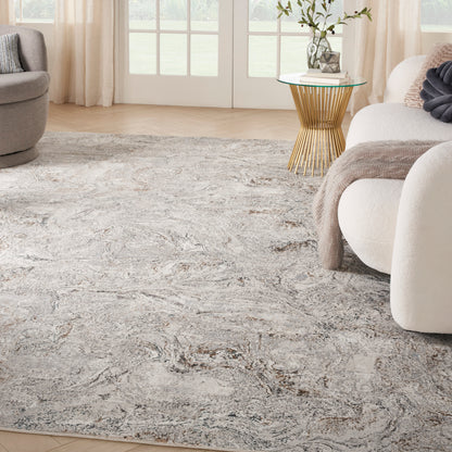 Nourison Home Glitz  Grey Multicolor  Contemporary