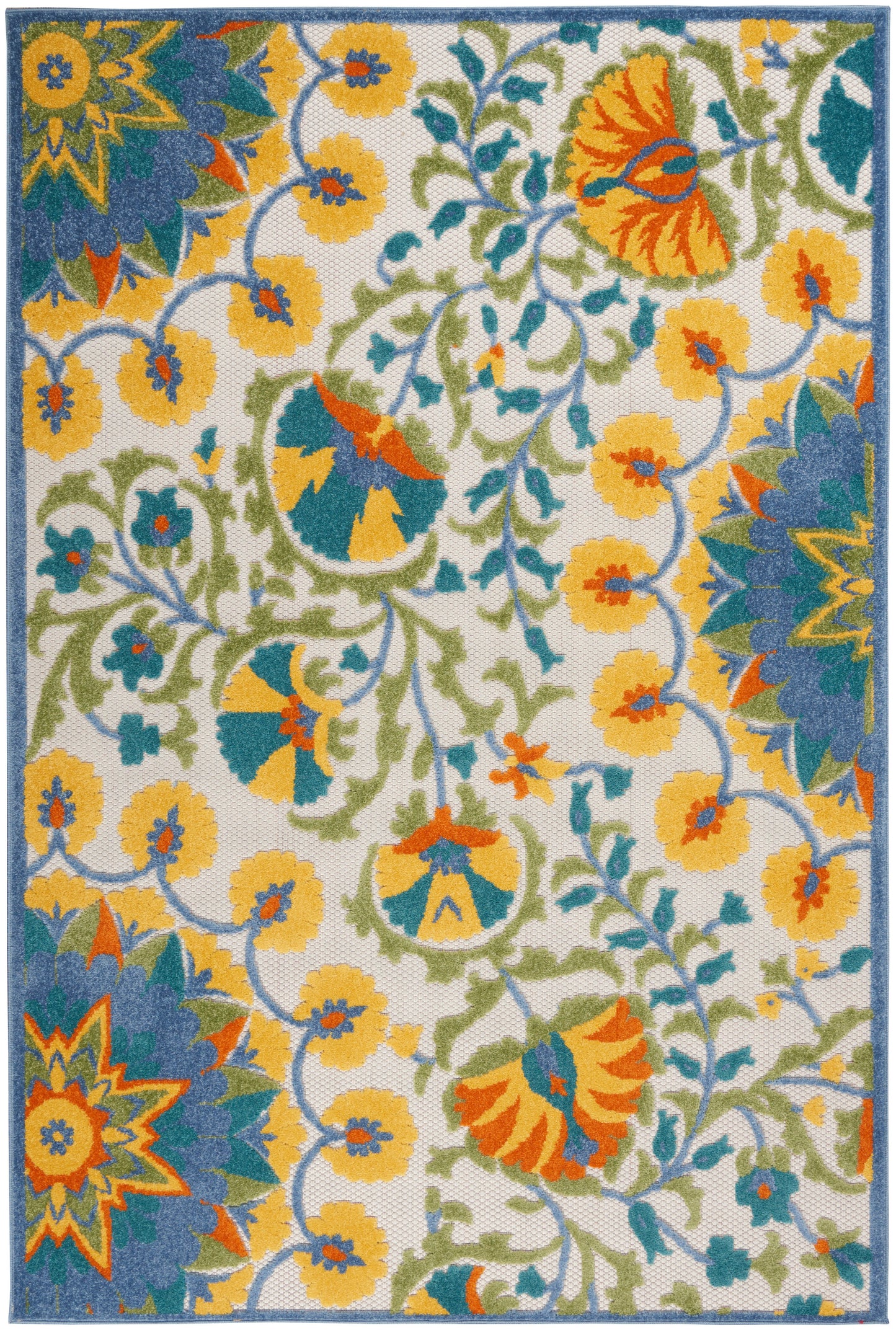 Nourison Home Aloha ALH22 Multicolor Contemporary Power-loomed Rugs