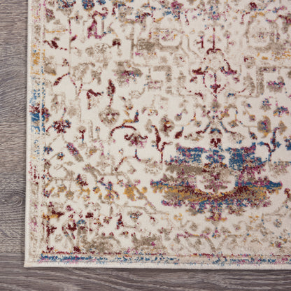 Nourison Home Melody  Ivory Multicolor  Traditional
