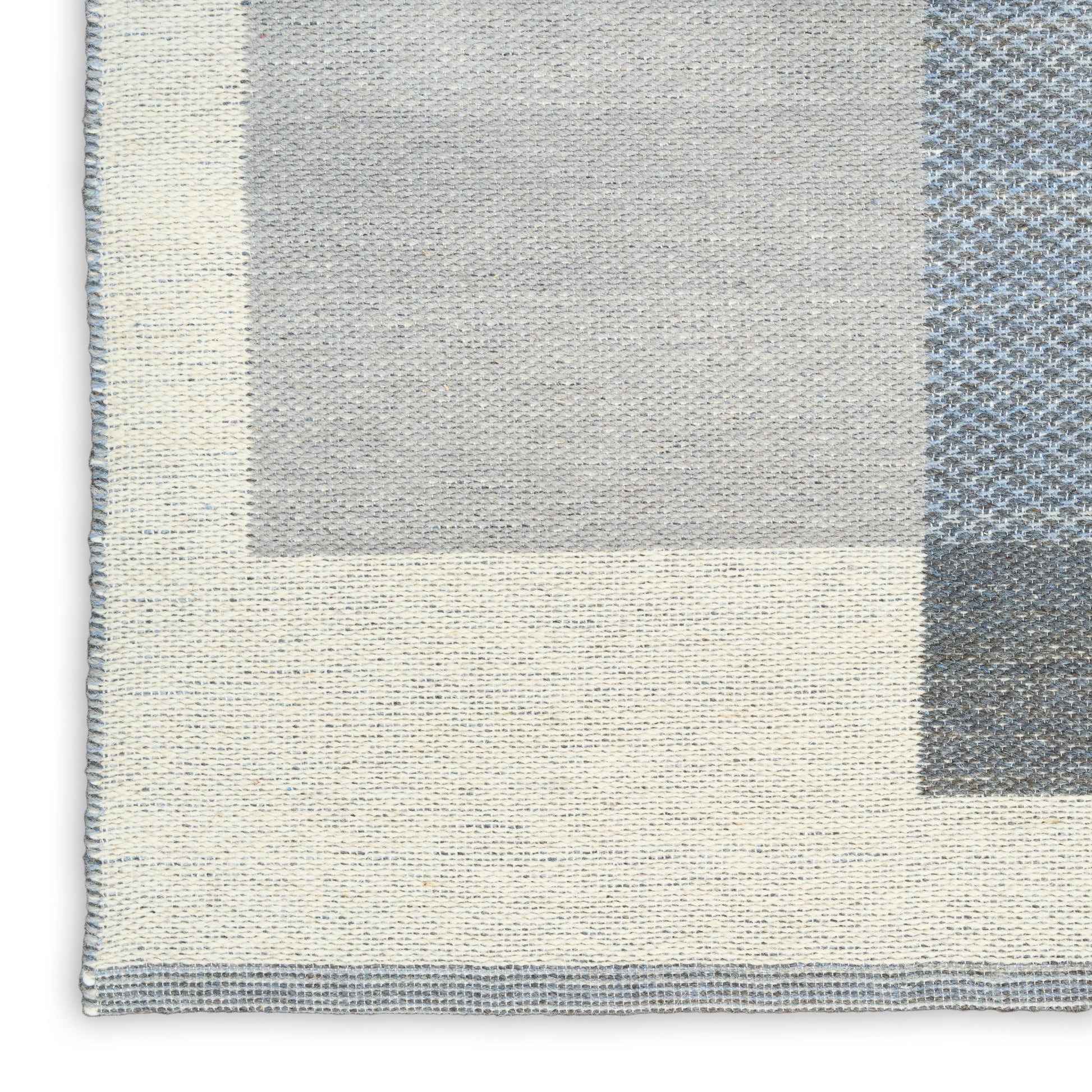 Nourison Home Copenhagen  Ivory Blue  Contemporary