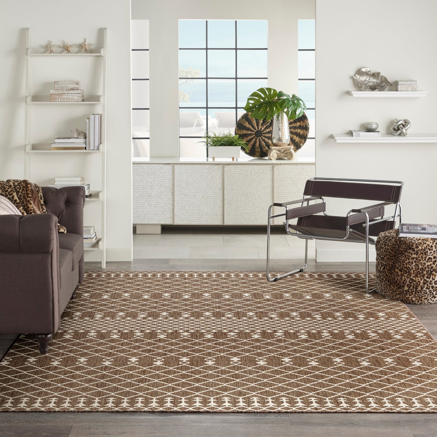 Nourison Home Positano  Natural  Contemporary