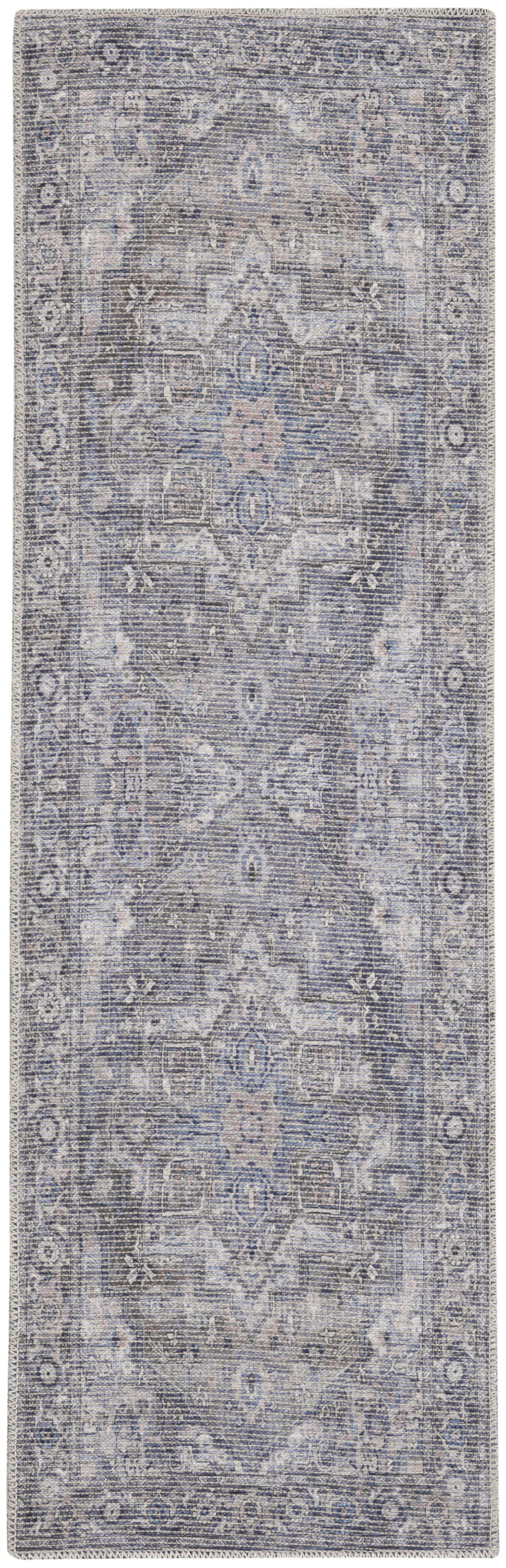 Nourison Home New Concept Washables SR101 Grey Traditional Machine Woven Rug