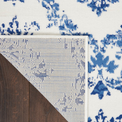 Nourison Home Whimsicle  Ivory Navy  Contemporary
