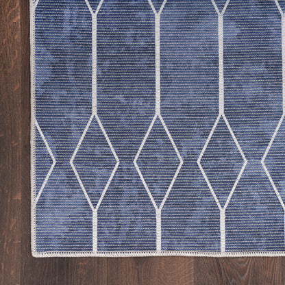 Nourison Home New Concept Washables  Navy  Contemporary