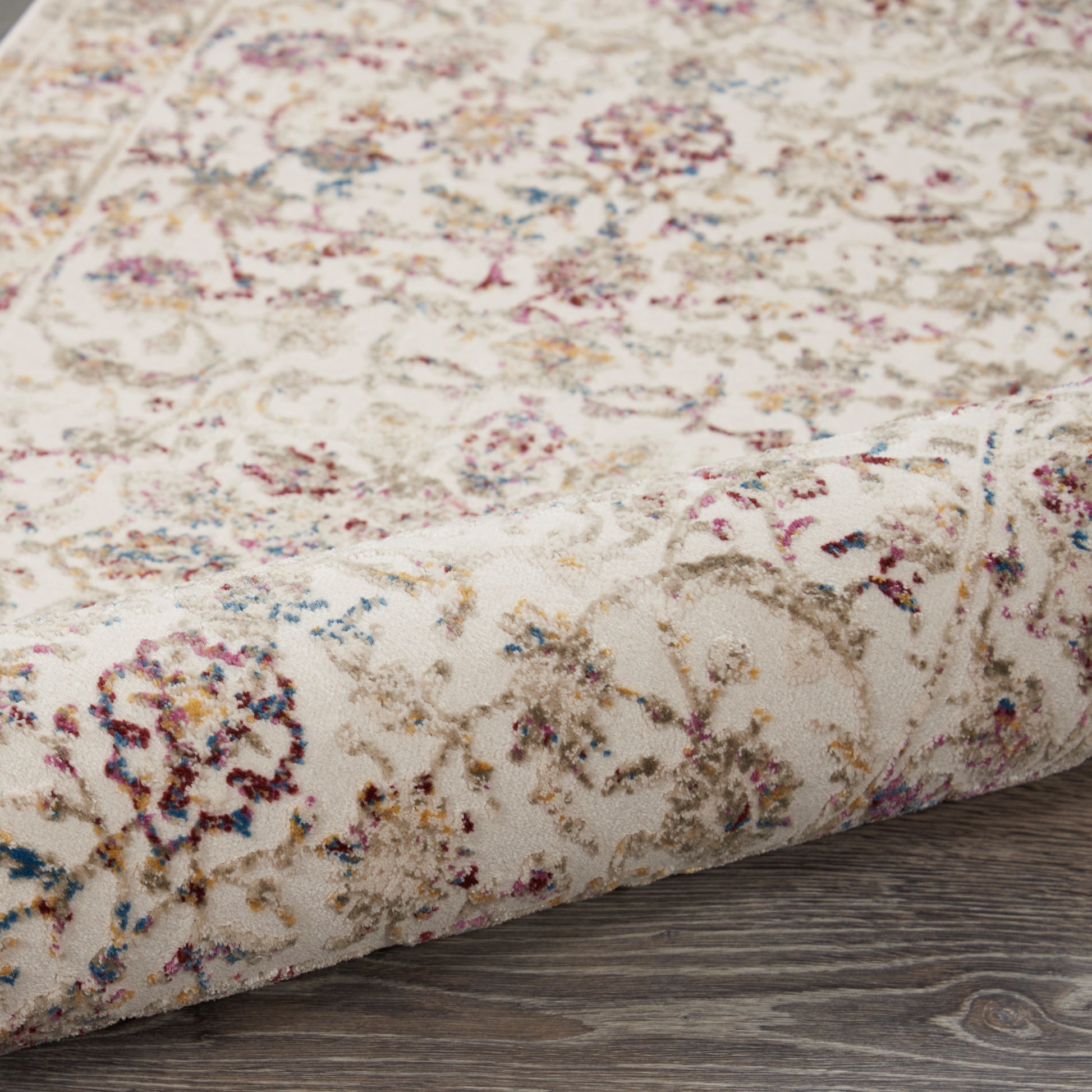 Nourison Home Melody  Ivory Multicolor  Traditional