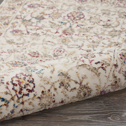 Nourison Home Melody  Ivory Multicolor  Traditional