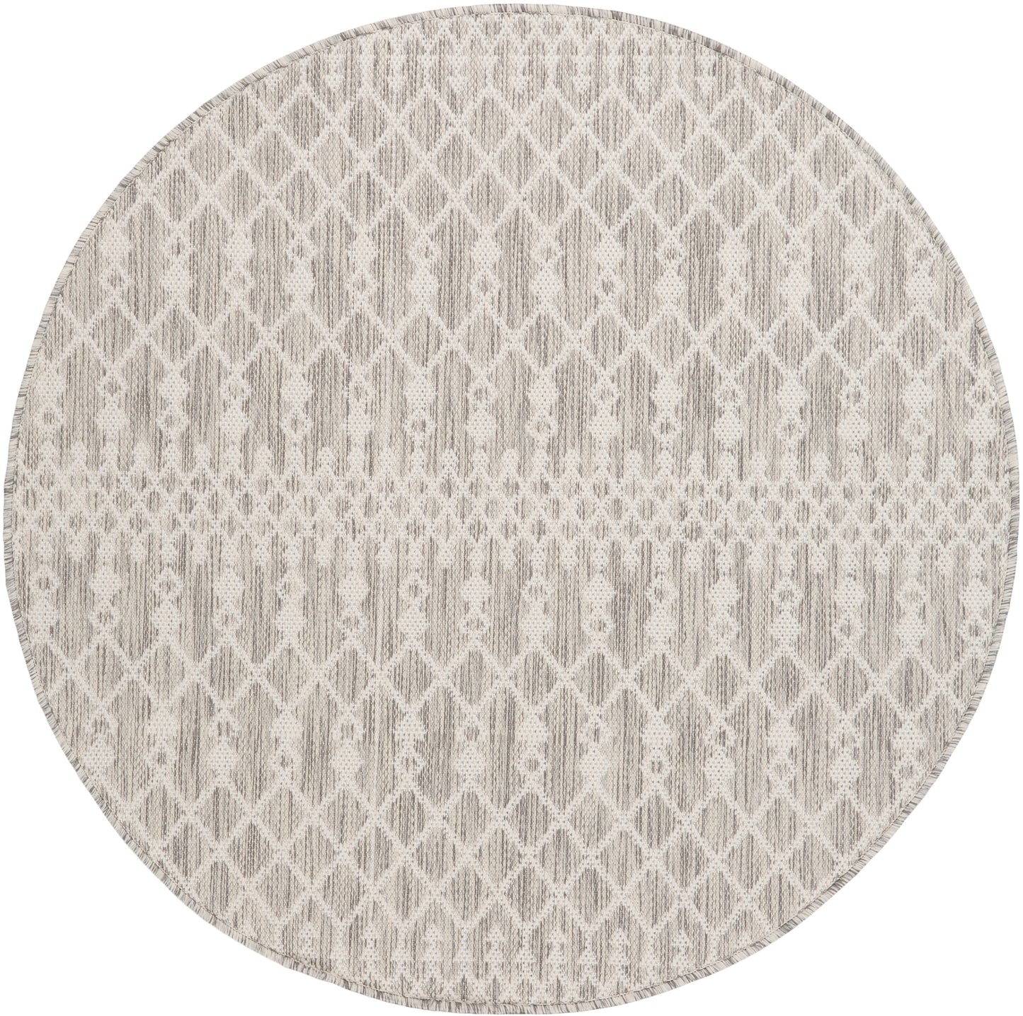 Nourison Home Positano POS02 Light Grey Contemporary Power-loomed Rug