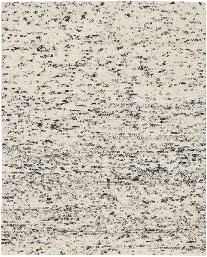 Calvin Klein CK042 Billows BIL01 Ivory Black Contemporary Hand Knotted Rug