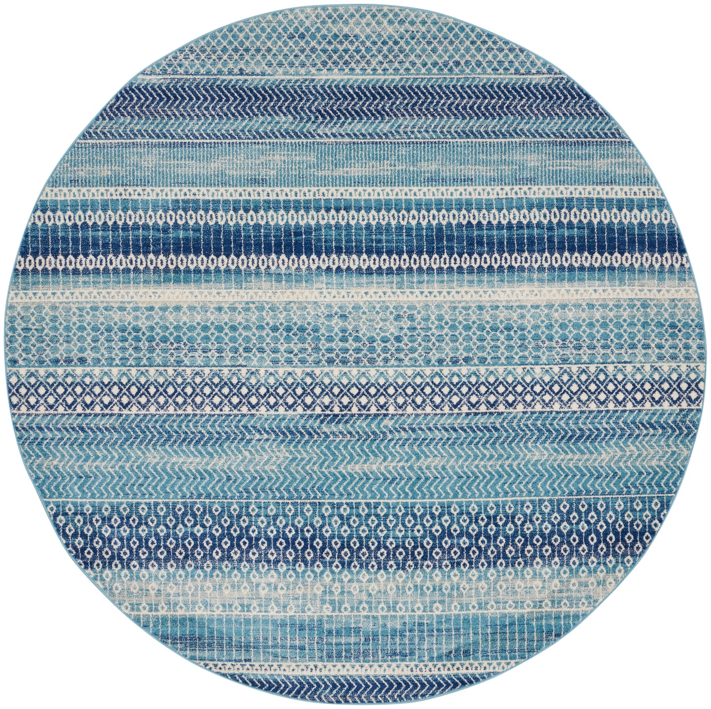 Nourison Home Passion PSN26 Navy Blue Contemporary Power-loomed Rugs