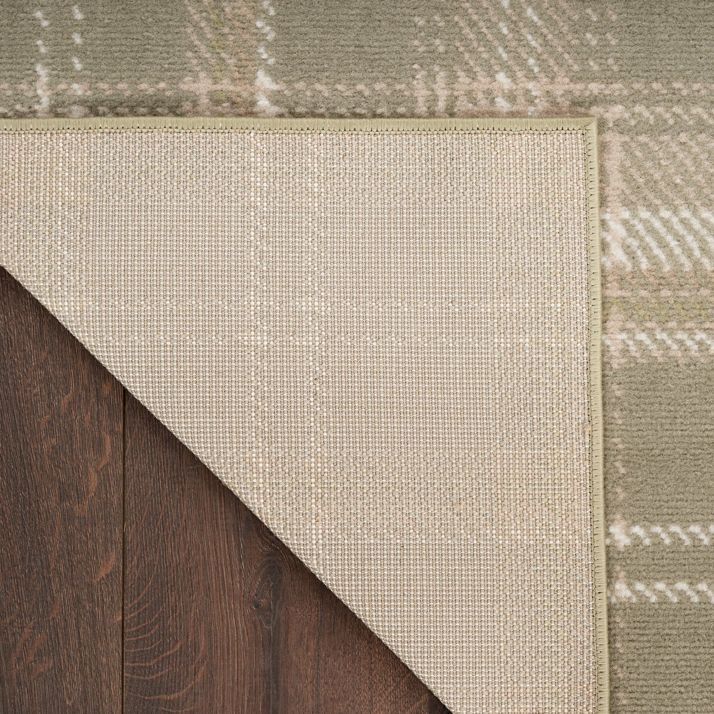 Nourison Home Grafix  Olive  Contemporary