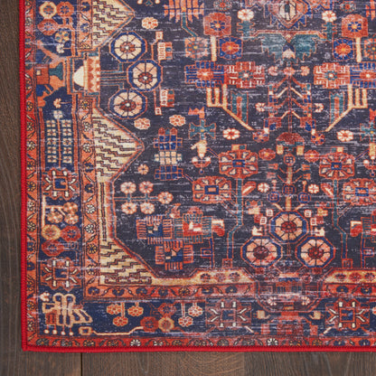 Nourison Home Fulton  Red  Traditional
