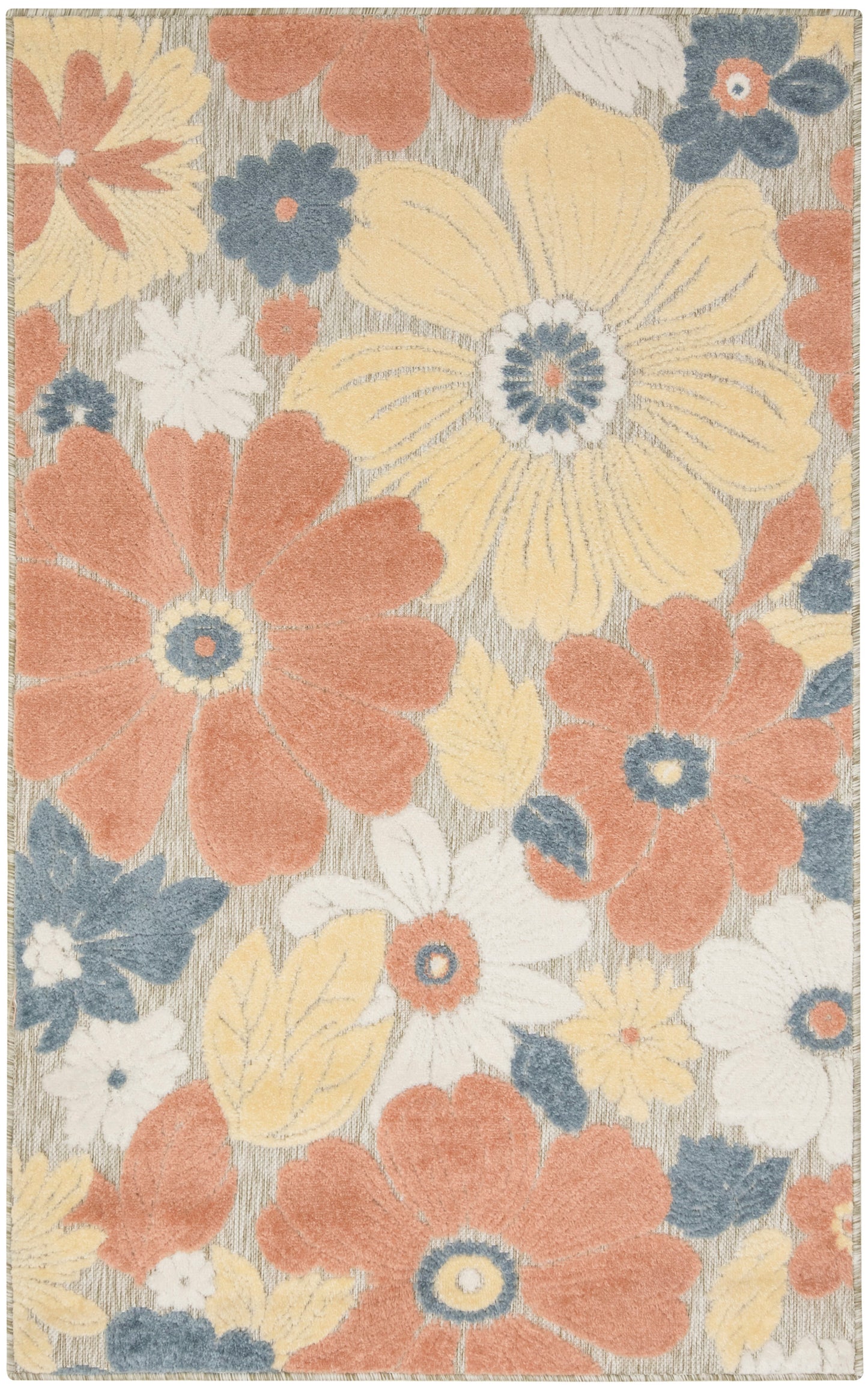 Nourison Home Aloha ALH42 Rose Contemporary Power-loomed Rugs