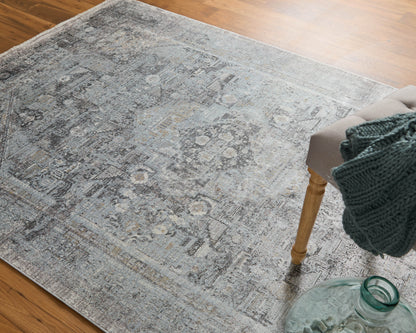 Feizy Sarrant  Gray  Transitional/Bohemian & Eclectic/Casual