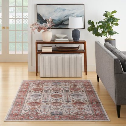 Nourison Home Fulton  Beige Multicolor  Traditional