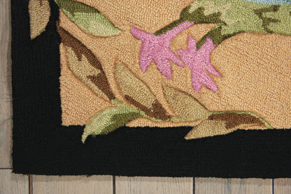 Nourison Home Fantasy  Black  Contemporary