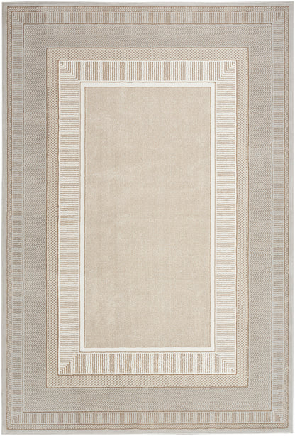 Nourison Home Glitz GLZ07 Ivory Contemporary Power-loomed Rug