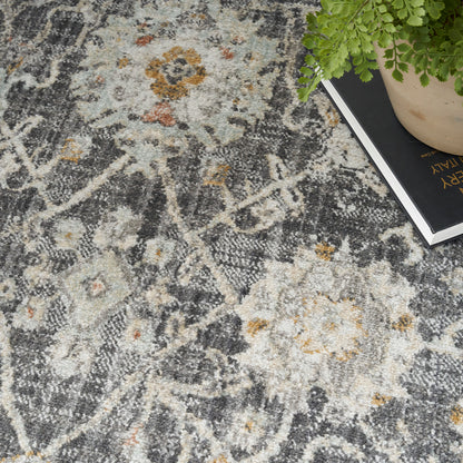 Nourison Home Oushak Home  Charcoal  Traditional
