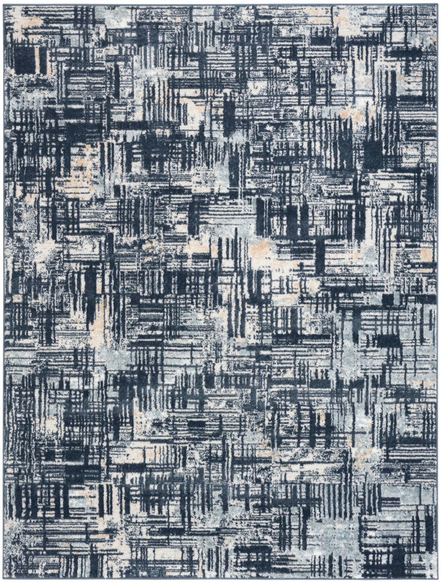 Nourison Home Dekor DEK11 Slate Contemporary Machine Woven Rug