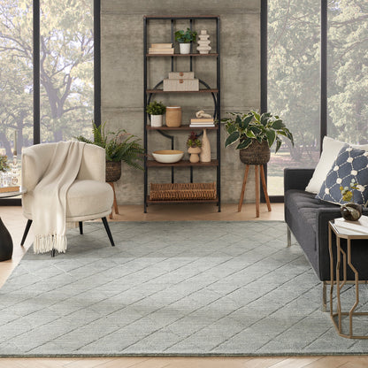 Nourison Home Wool Haven  Blue  Contemporary