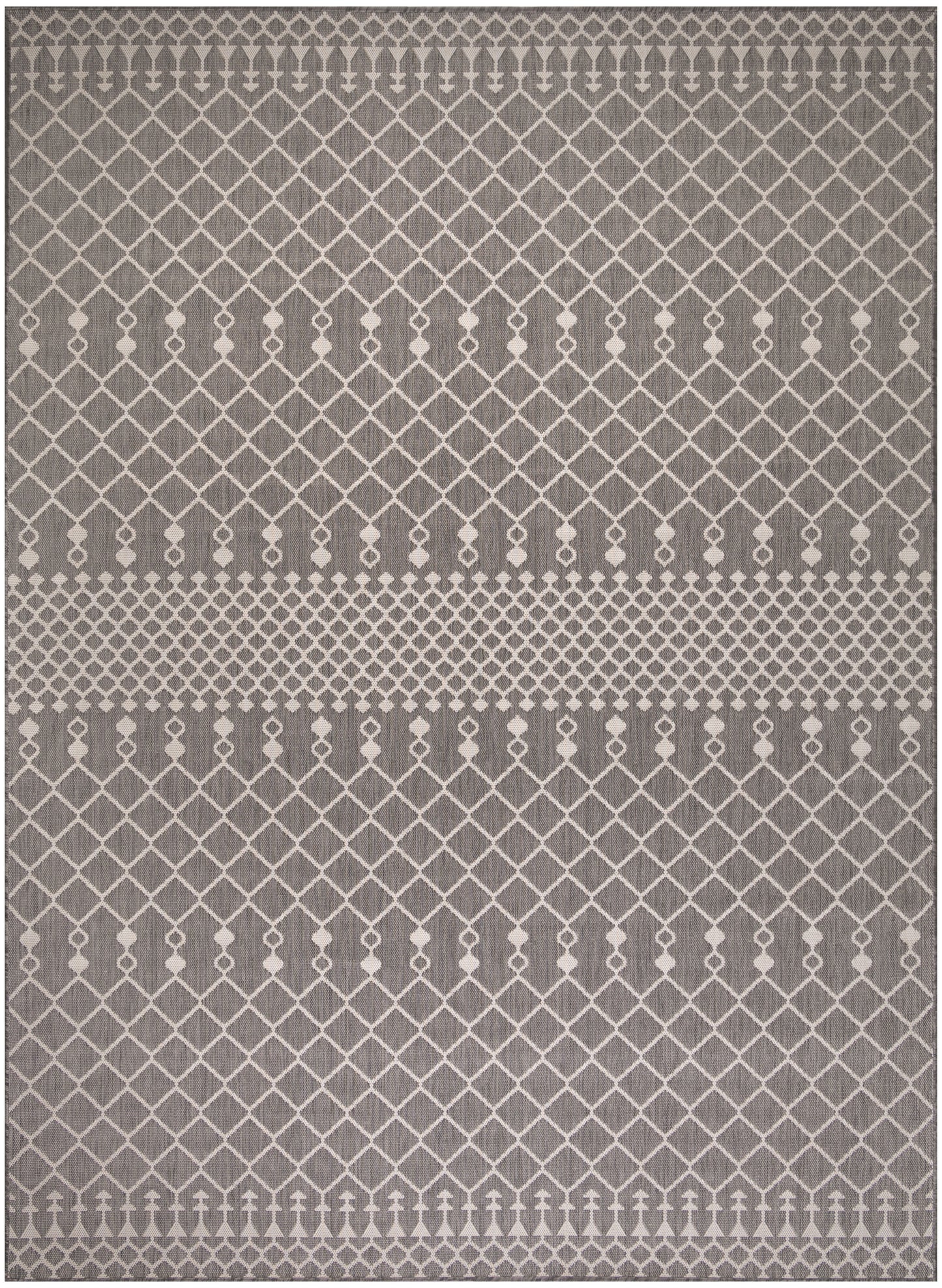 Nourison Home Positano POS02 Charcoal Contemporary Power-loomed Rug