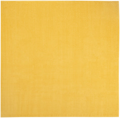 Nourison Home Nourison Essentials NRE01 Yellow Contemporary Power-loomed Rug