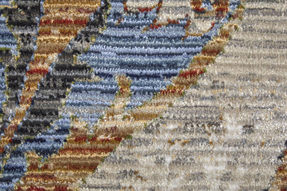 Feizy Melrose 39P2F Gray Rust Transitional/Bohemian & Eclect Machinemade Rug - Rugs - Feizy - Atlanta Designer Rugs