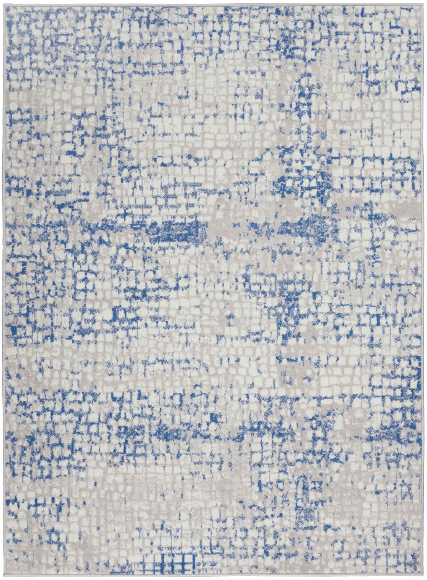 Nourison Home Whimsicle WHS07 Grey Blue Contemporary Power-loomed Rug