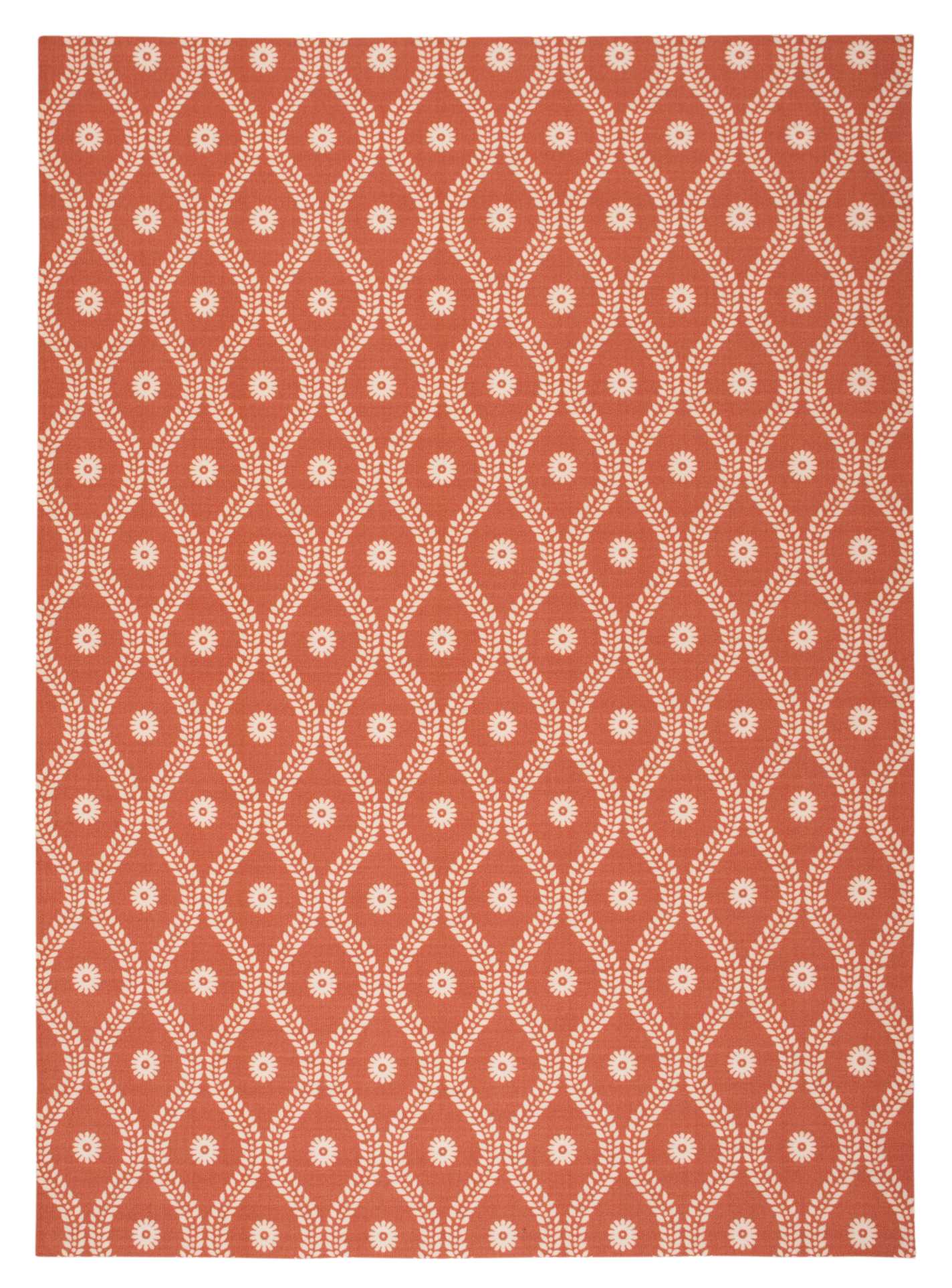 Nourison Home Home & Garden RS085 Rust Transitional Power-loomed Rug