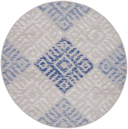 Nourison Home Whimsicle WHS18 Grey Blue Transitional Power-loomed Rug