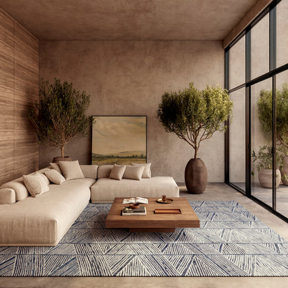 Nourison Home Colorado  White Blue  Contemporary