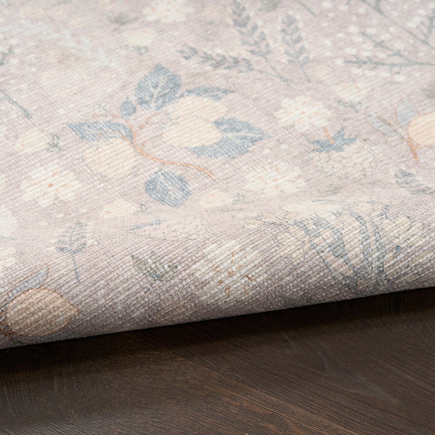 Nourison Home Botanical Washables  Grey Multicolor  Contemporary