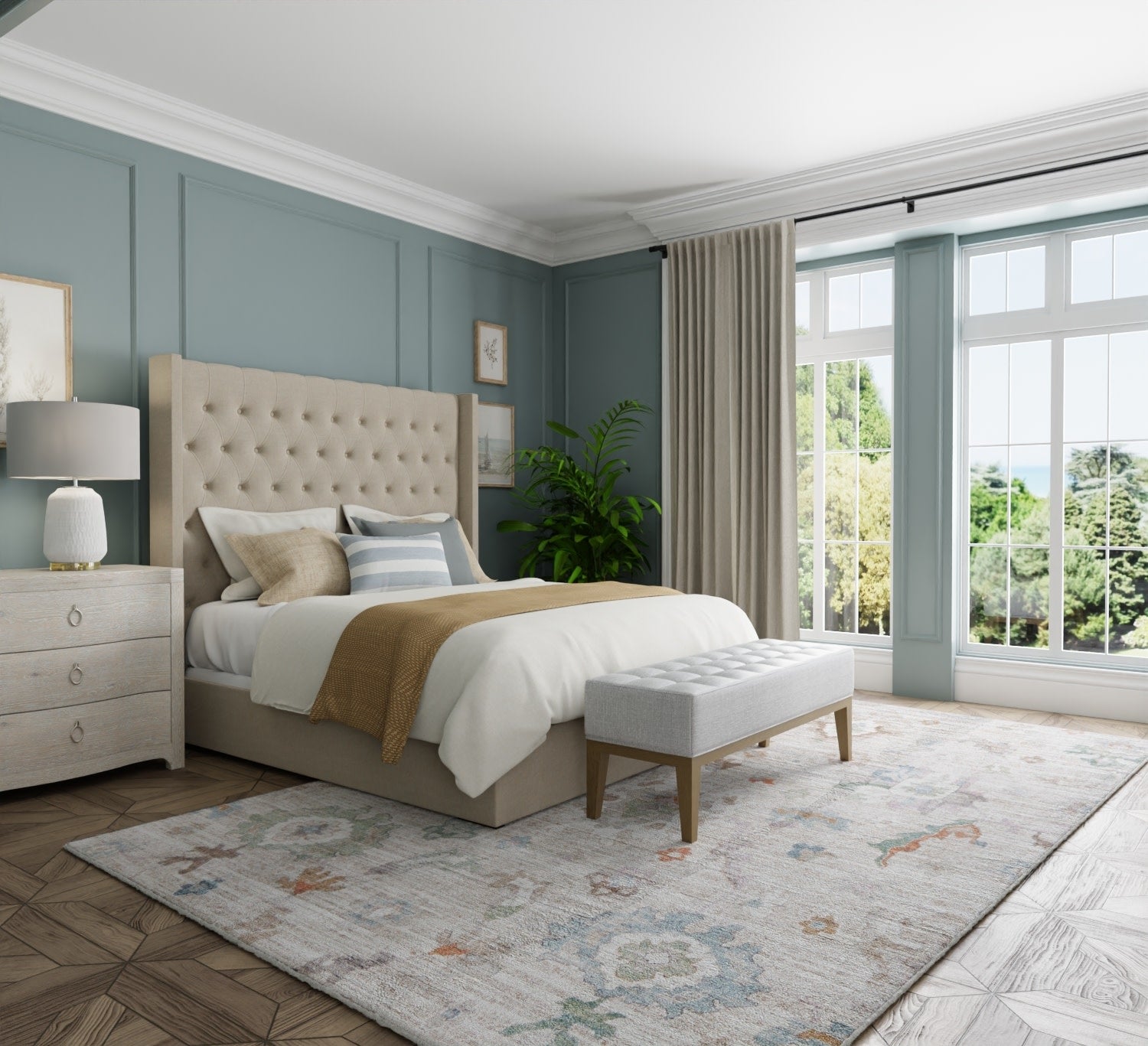 Feizy Dartmouth  Beige Multi Transitional/Bohemian & Eclectic