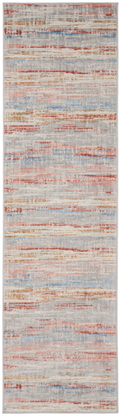 Nourison Home Elation ETN01 Ivory Multicolor Contemporary Power-loomed Rug