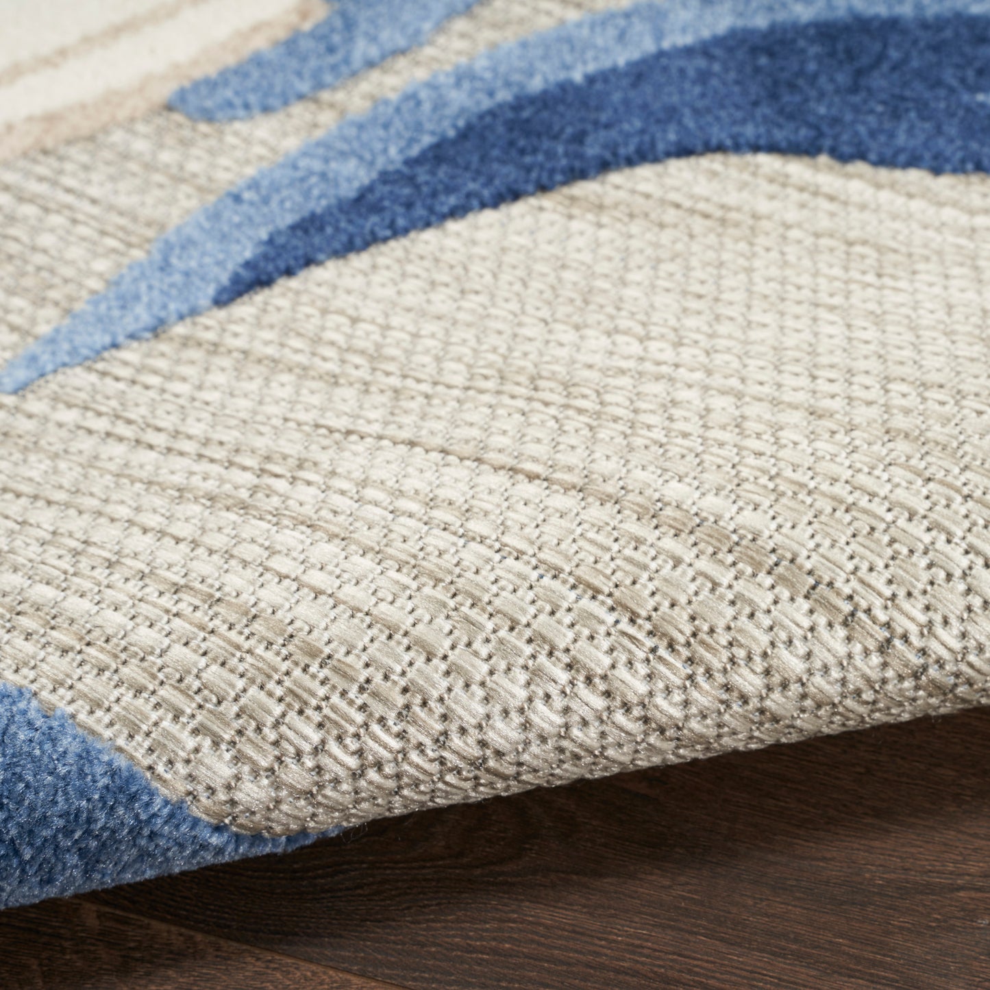Nourison Home Aloha  Blue Grey  Contemporary