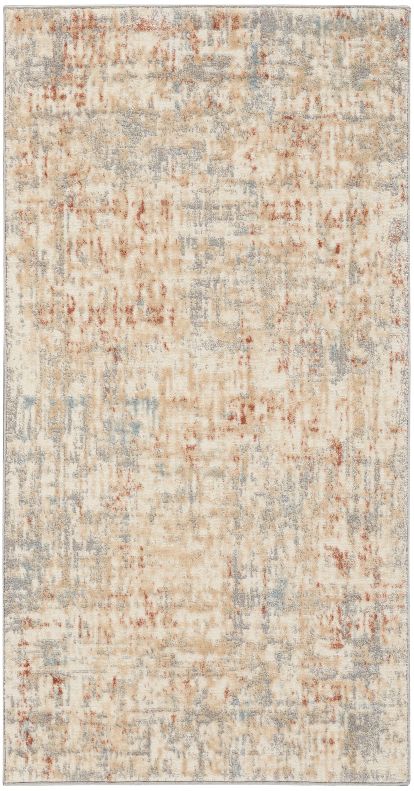 Calvin Klein CK005 Enchanting ECH06 Ivory Grey Contemporary Power-loomed Rug
