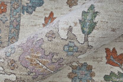 Feizy Dartmouth  Ivory Multi Transitional/Bohemian & Eclectic/Casual