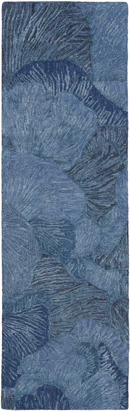 Nourison Home Avra AVR01 Blue Contemporary Hand Tufted Rug