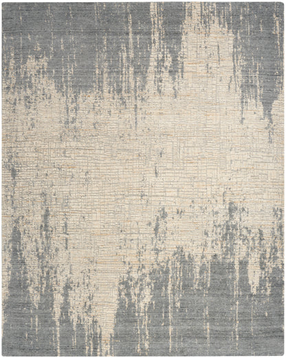 Nourison Home Harmony HAY03 Slate Beige Contemporary Hand Woven Rug