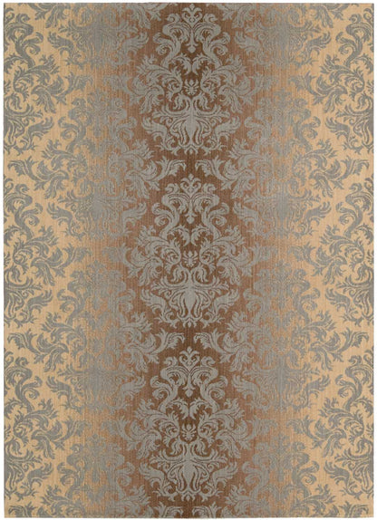 Nourison Home Riviera RI06 Mocha Beige Transitional Loomed Rug